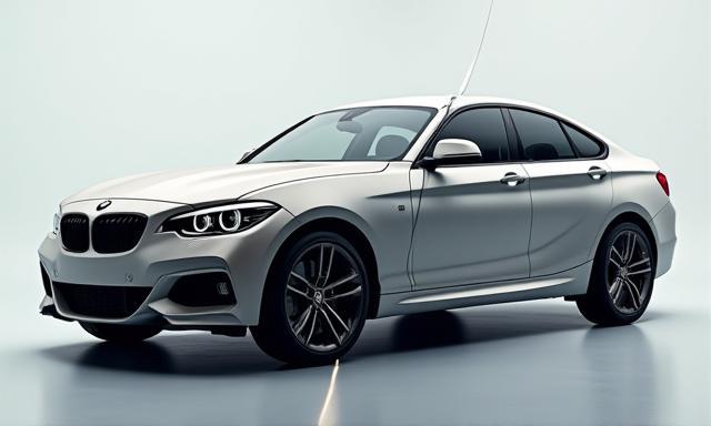 Side-by-side of car before and after detailing